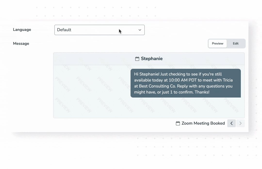 translate appointment reminders